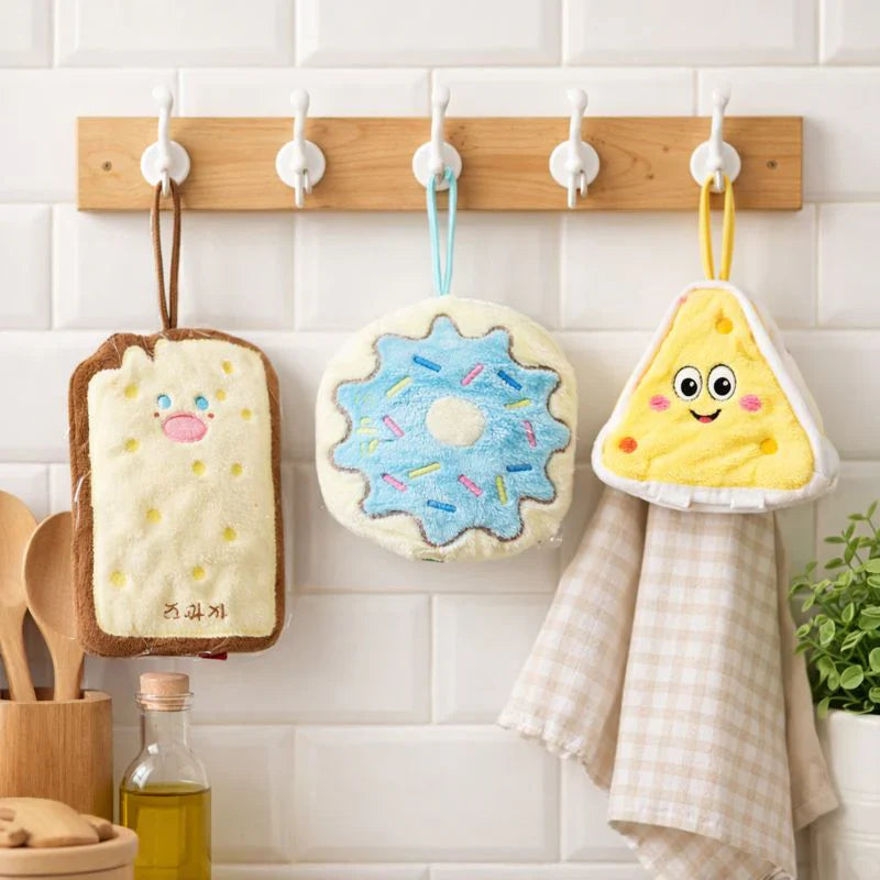 1 pc Assorted - Cartoon Style Hanging Kitchen Towel