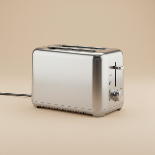 2-Slice Stainless Steel Toaster