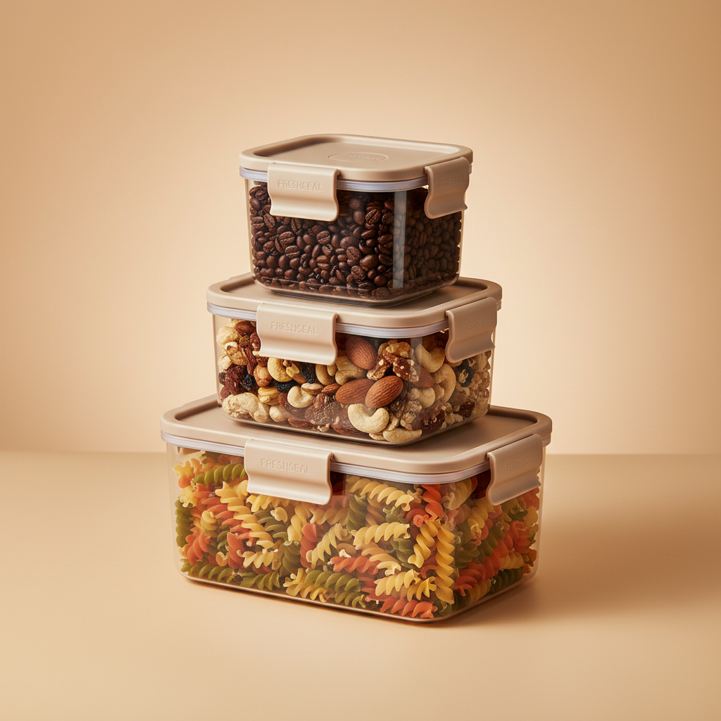 Airtight Food Storage Canister Set 4-Piece