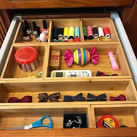 Bamboo Drawer Organizer