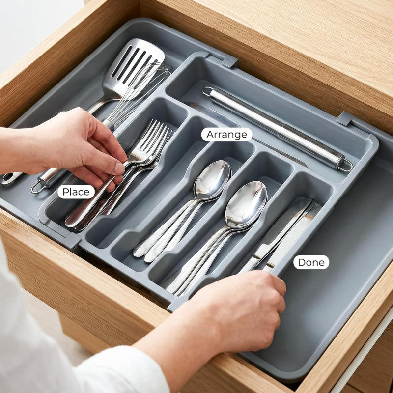 Expandable Cutlery Tray